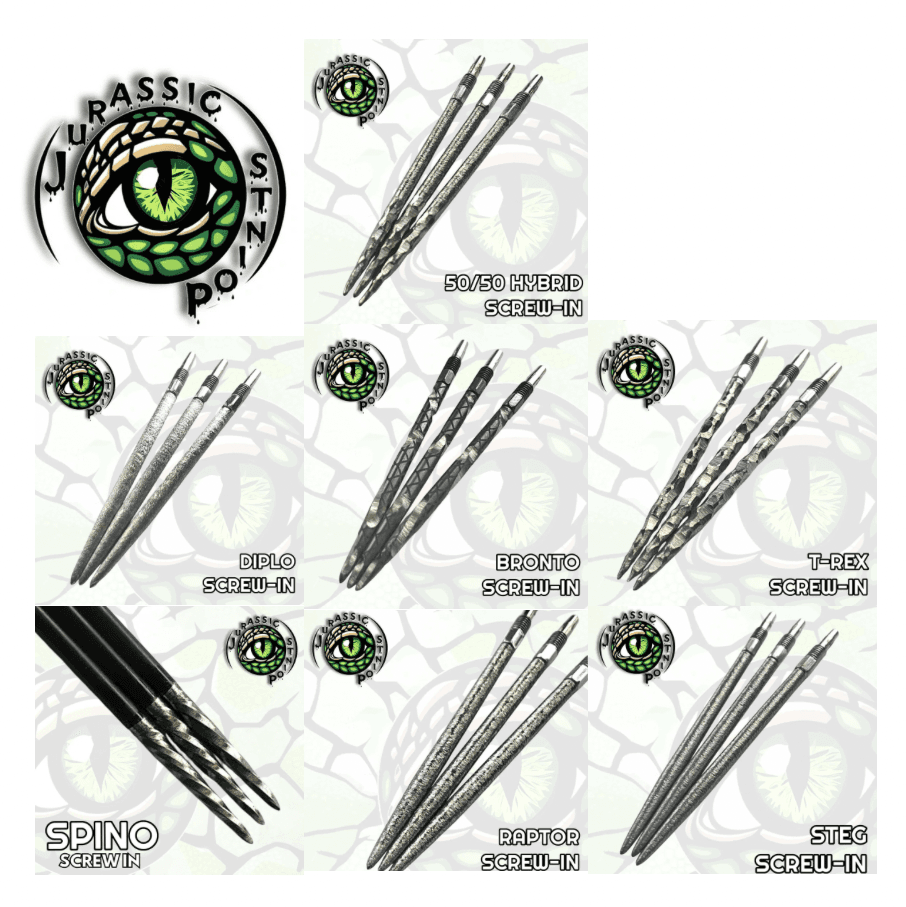 TWO SETS OF JURASSIC SCREW IN POINTS! - Game on Darts