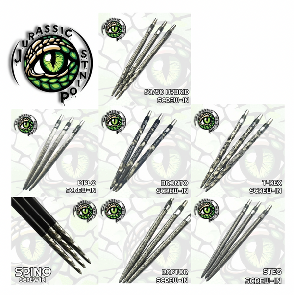 TWO SETS OF JURASSIC SCREW IN POINTS! - Game on Darts