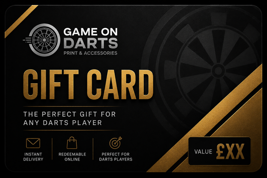 Game On Darts Gift Card
